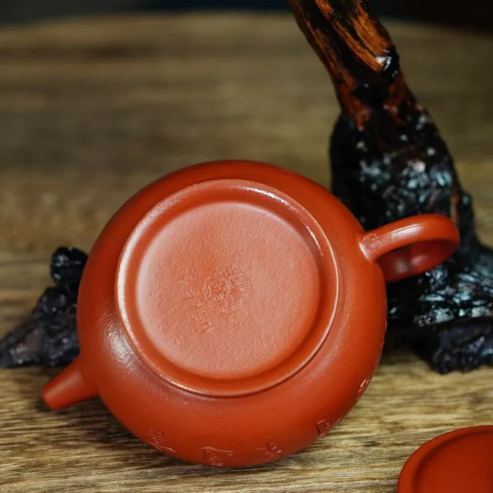 Full Handmade Yixing Zisha Teapot [Xiang Yun Pot] (Zhu Ni - 150ml) - YIQIN TEA HOUSE | yiqinteahouse.com | <200ml, full handmade zisha teapot, teapot, teaware