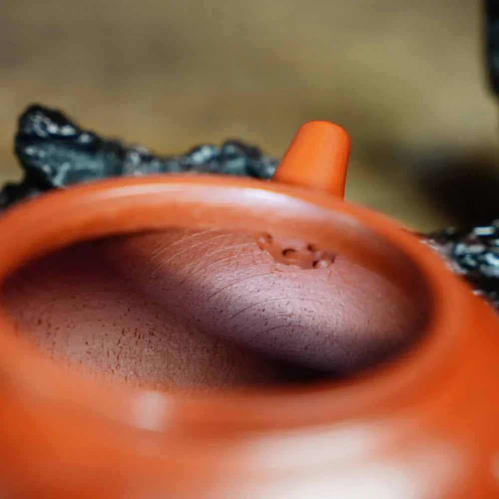 Full Handmade Yixing Zisha Teapot [Xiang Yun Pot] (Zhu Ni - 150ml) - YIQIN TEA HOUSE | yiqinteahouse.com | <200ml, full handmade zisha teapot, teapot, teaware