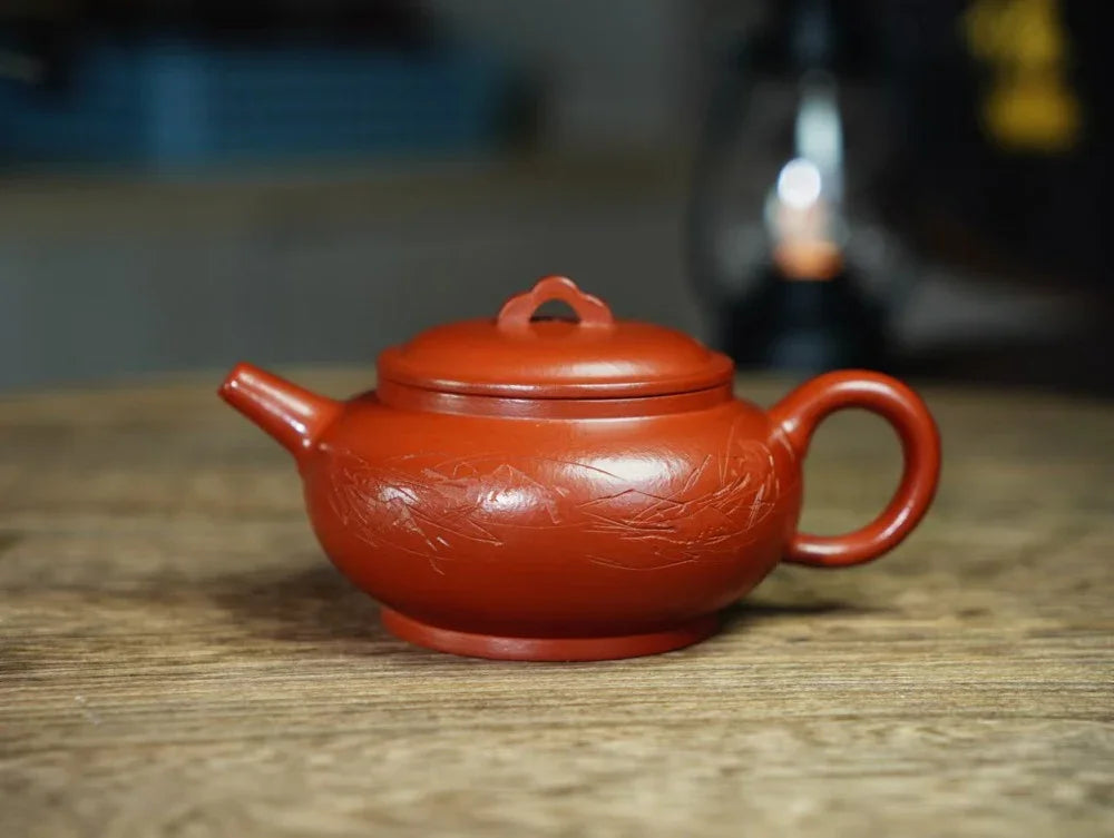 Full Handmade Yixing Zisha Teapot [Xiang Yun Pot] (Zhu Ni - 150ml) - YIQIN TEA HOUSE | yiqinteahouse.com | <200ml, full handmade zisha teapot, teapot, teaware