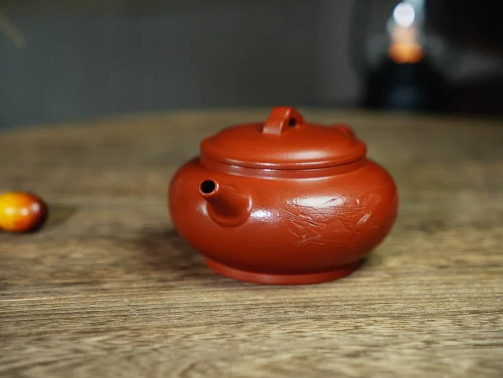 Full Handmade Yixing Zisha Teapot [Xiang Yun Pot] (Zhu Ni - 150ml) - YIQIN TEA HOUSE | yiqinteahouse.com | <200ml, full handmade zisha teapot, teapot, teaware