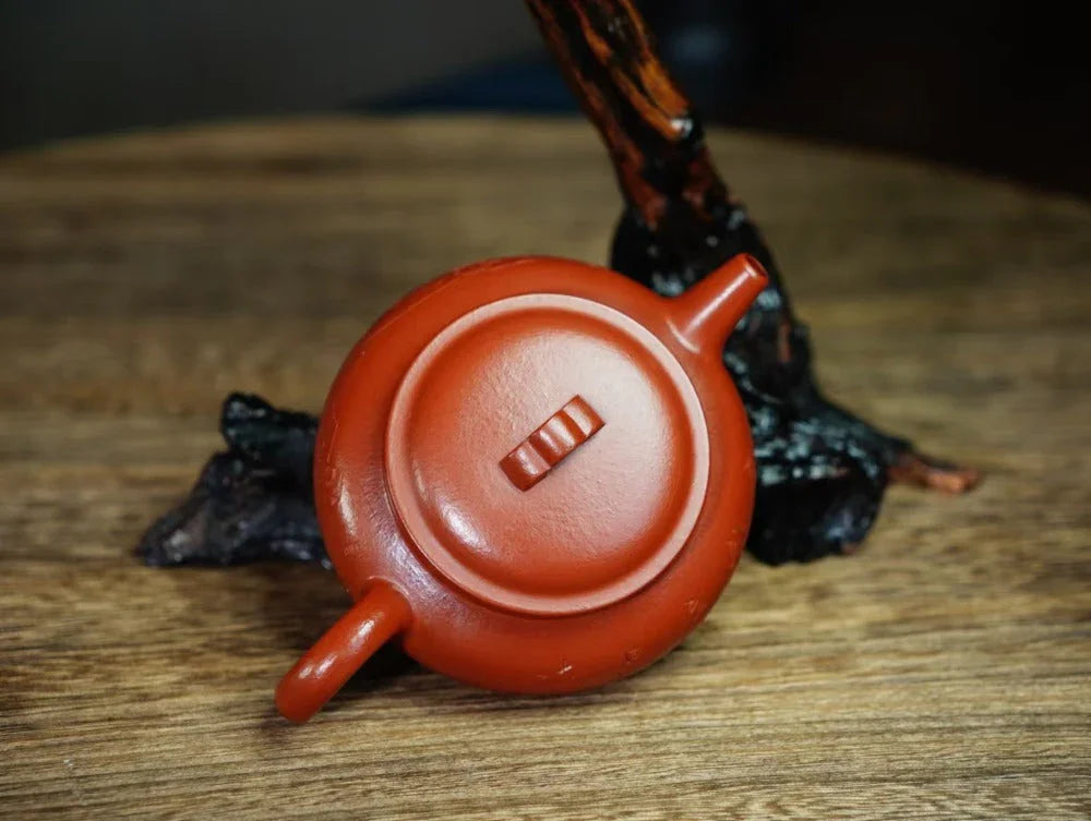 Full Handmade Yixing Zisha Teapot [Xiang Yun Pot] (Zhu Ni - 150ml) - YIQIN TEA HOUSE | yiqinteahouse.com | <200ml, full handmade zisha teapot, teapot, teaware