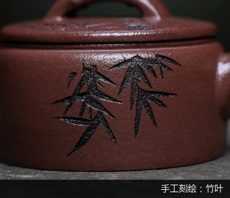Teko Zisha Yixing Buatan Tangan Sepenuhnya [Xiang Zhu] (30 Mu Zi Ni - 160ml)