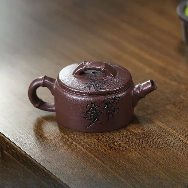 Teko Zisha Yixing Buatan Tangan Sepenuhnya [Xiang Zhu] (30 Mu Zi Ni - 160ml)