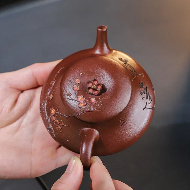 Teko Zisha Yixing Buatan Tangan Sepenuhnya [Xiao Yao] (Zi Ni - 110ml)