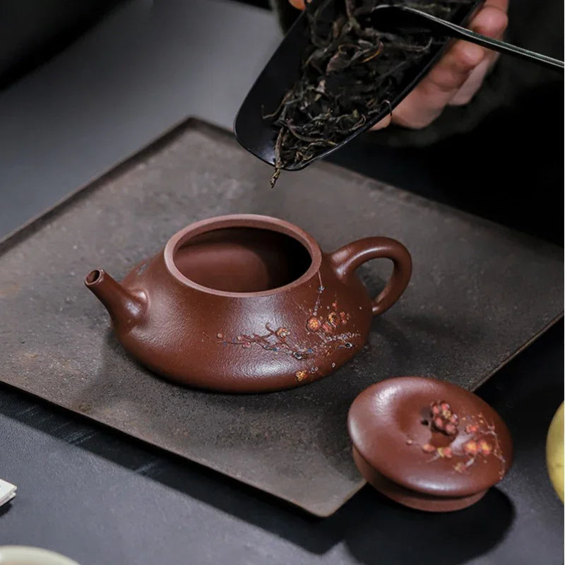 Teko Zisha Yixing Buatan Tangan Sepenuhnya [Xiao Yao] (Zi Ni - 110ml)