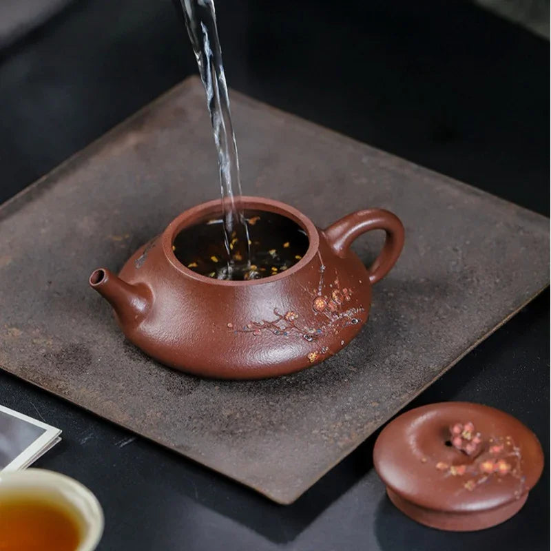 Teko Zisha Yixing Buatan Tangan Sepenuhnya [Xiao Yao] (Zi Ni - 110ml)