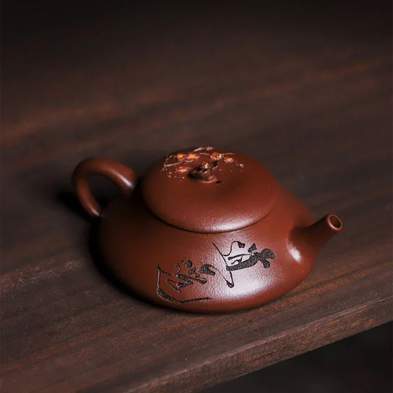 Teko Zisha Yixing Buatan Tangan Sepenuhnya [Xiao Yao] (Zi Ni - 110ml)