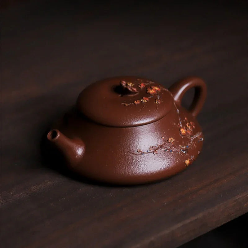 Teko Zisha Yixing Buatan Tangan Sepenuhnya [Xiao Yao] (Zi Ni - 110ml)