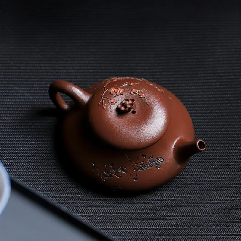Teko Zisha Yixing Buatan Tangan Sepenuhnya [Xiao Yao] (Zi Ni - 110ml)