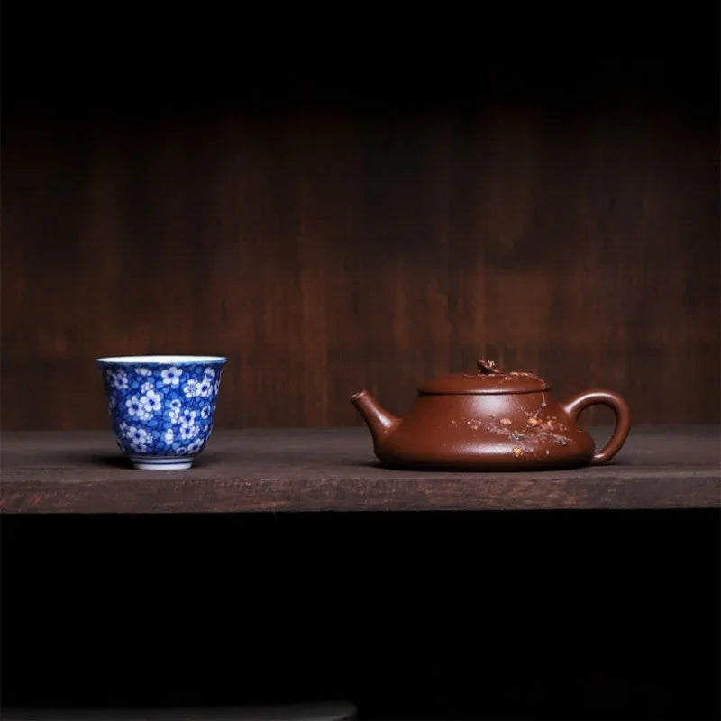 Teko Zisha Yixing Buatan Tangan Sepenuhnya [Xiao Yao] (Zi Ni - 110ml)