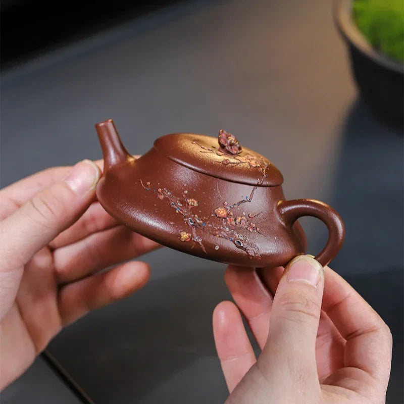 Teko Zisha Yixing Buatan Tangan Sepenuhnya [Xiao Yao] (Zi Ni - 110ml)