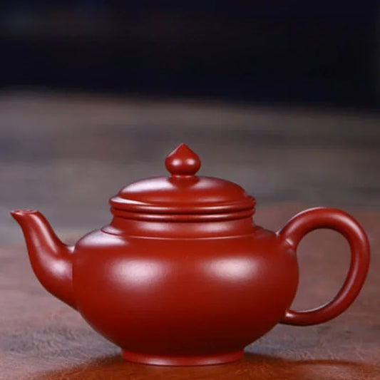 Full Handmade Yixing Zisha Teapot [Xiao Ying Pot] (Dahongpao - 110ml)
