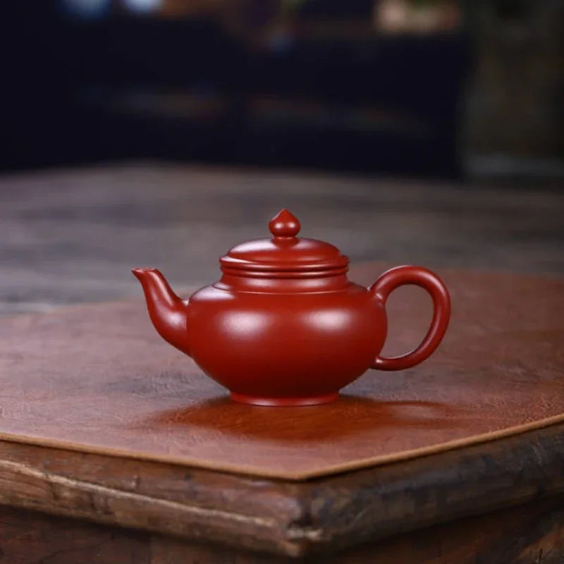 Teko Zisha Yixing Buatan Tangan Sepenuhnya [Xiao Ying Pot] (Dahongpao - 110ml)