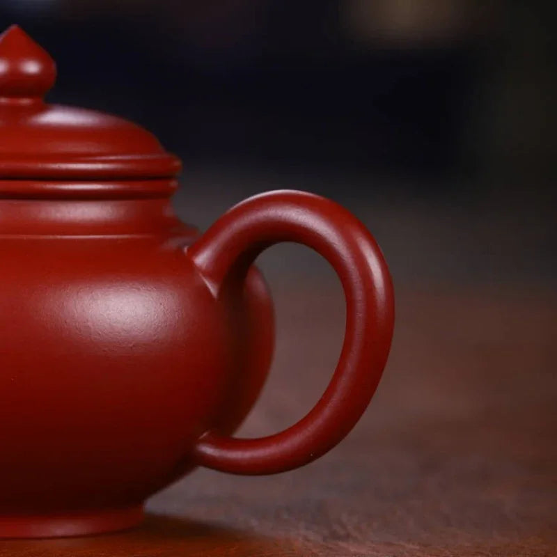Teko Zisha Yixing Buatan Tangan Sepenuhnya [Xiao Ying Pot] (Dahongpao - 110ml)