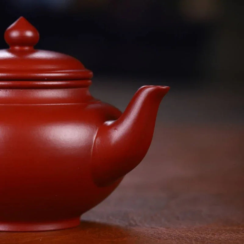 Teko Zisha Yixing Buatan Tangan Sepenuhnya [Xiao Ying Pot] (Dahongpao - 110ml)