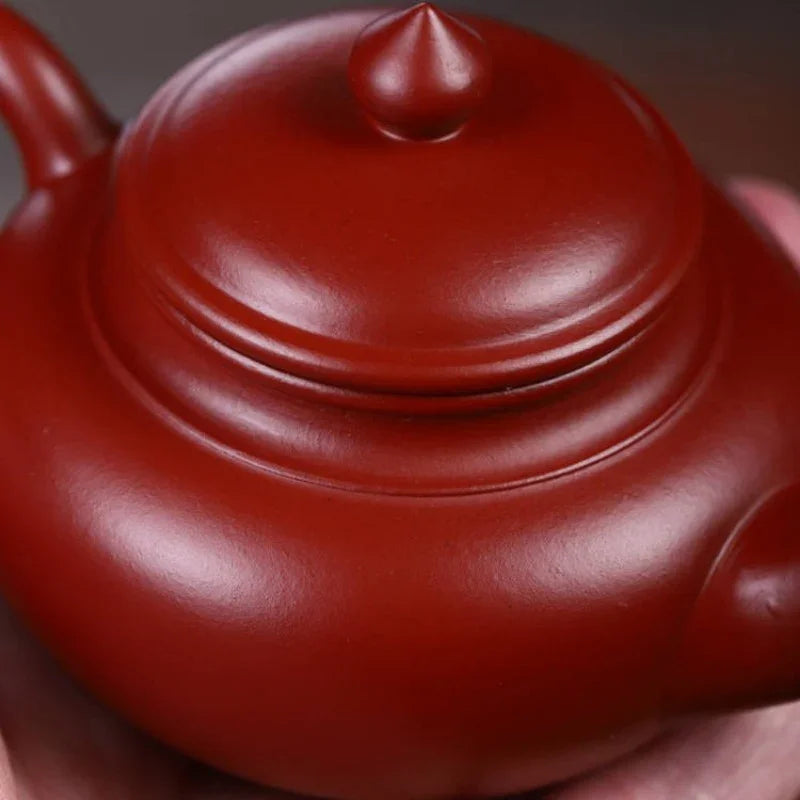 Teko Zisha Yixing Buatan Tangan Sepenuhnya [Xiao Ying Pot] (Dahongpao - 110ml)