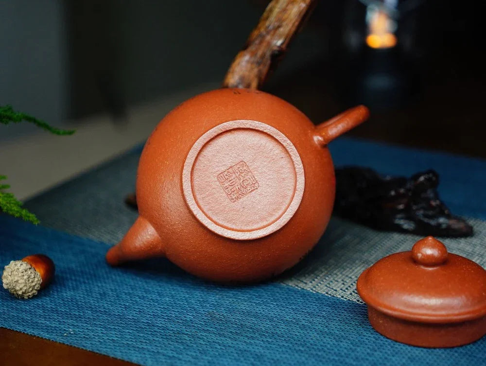 Full Handmade Yixing Zisha Teapot [Xiao Ying Pot] (Li Pi Zhu Ni - 230ml) - YIQIN TEA HOUSE | yiqinteahouse.com | 200-300ml, full handmade zisha teapot, teapot, teaware