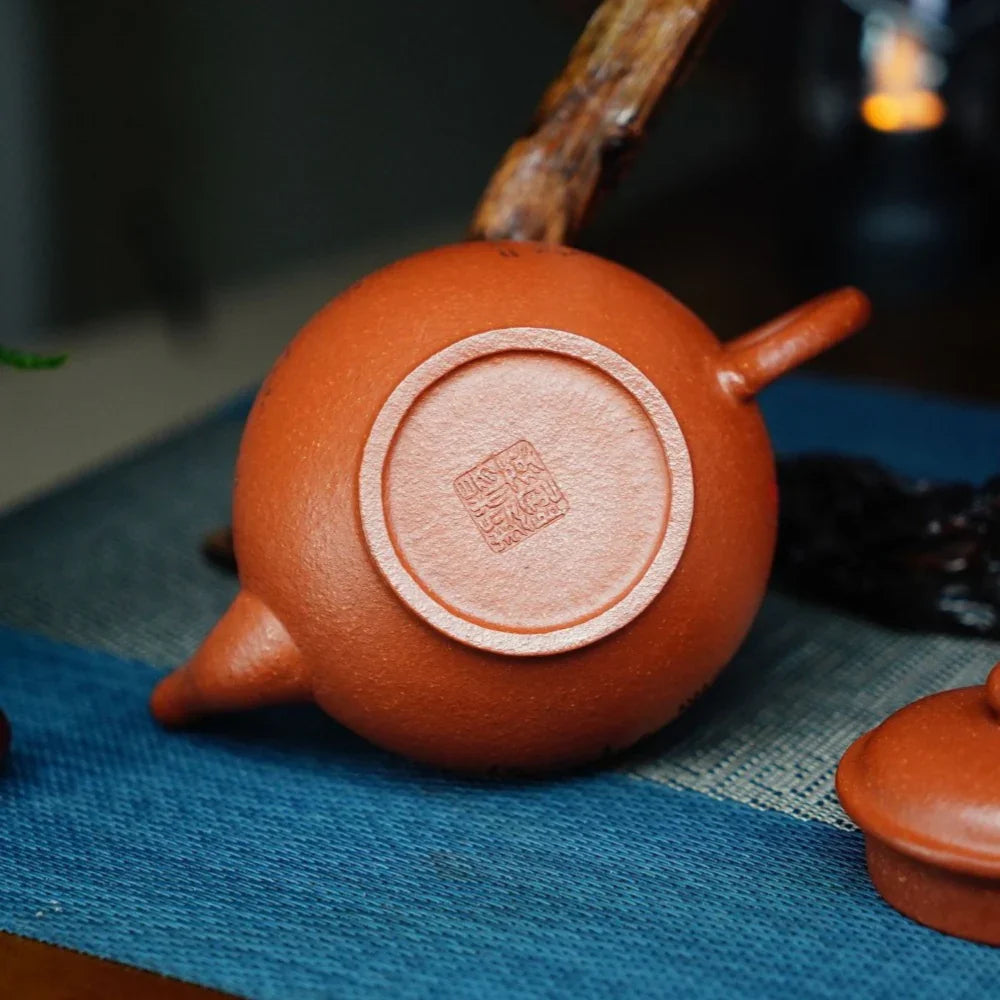 Full Handmade Yixing Zisha Teapot [Xiao Ying Pot] (Li Pi Zhu Ni - 230ml) - YIQIN TEA HOUSE | yiqinteahouse.com | 200-300ml, full handmade zisha teapot, teapot, teaware