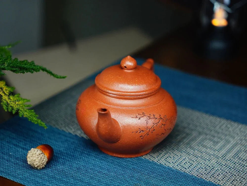Full Handmade Yixing Zisha Teapot [Xiao Ying Pot] (Li Pi Zhu Ni - 230ml) - YIQIN TEA HOUSE | yiqinteahouse.com | 200-300ml, full handmade zisha teapot, teapot, teaware