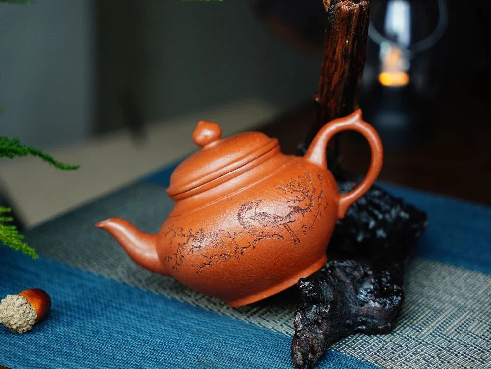 Full Handmade Yixing Zisha Teapot [Xiao Ying Pot] (Li Pi Zhu Ni - 230ml) - YIQIN TEA HOUSE | yiqinteahouse.com | 200-300ml, full handmade zisha teapot, teapot, teaware