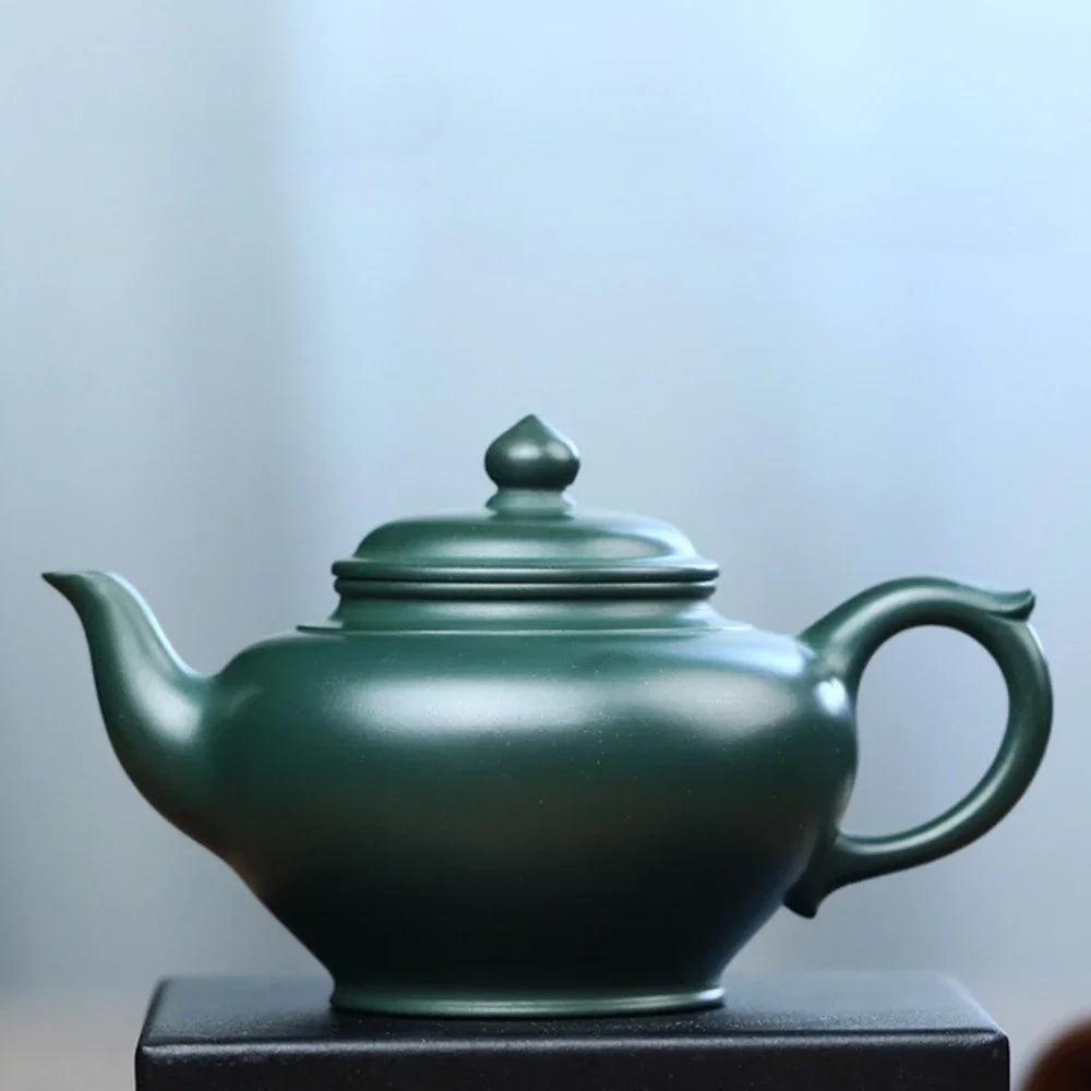Full Handmade Yixing Zisha Teapot [Xiao Ying Pot] (Lu Ni - 190ml) - YIQIN TEA HOUSE | yiqinteahouse.com | <200ml, full handmade zisha teapot, plain smooth, teapot, teaware