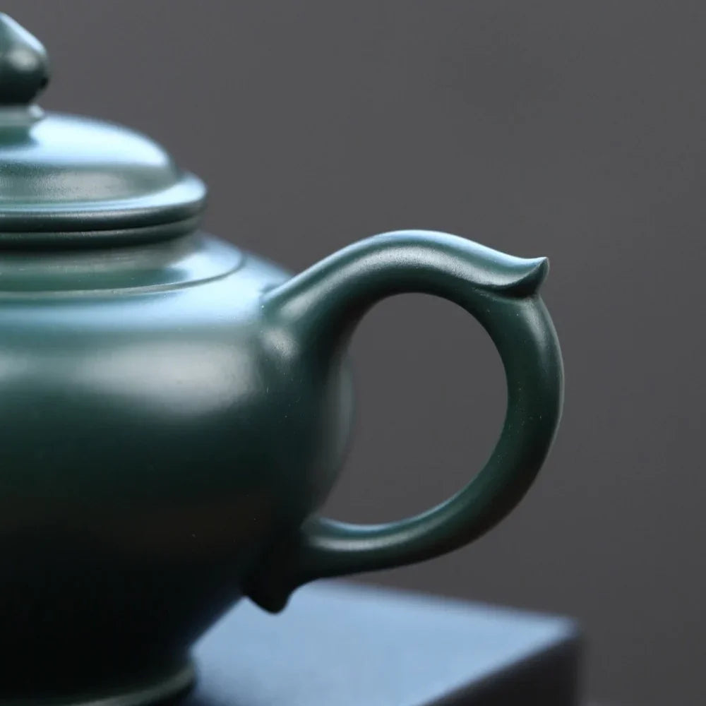 Full Handmade Yixing Zisha Teapot [Xiao Ying Pot] (Lu Ni - 190ml) - YIQIN TEA HOUSE | yiqinteahouse.com | <200ml, full handmade zisha teapot, plain smooth, teapot, teaware