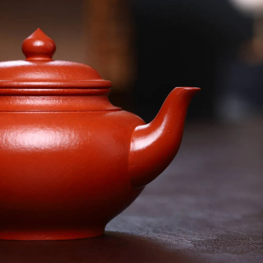 Full Handmade Yixing Zisha Teapot [Xiao Ying Pot] (Xiao Meiyao Zhu Ni - 200ml) - YIQIN TEA HOUSE | yiqinteahouse.com | 200-300ml, full handmade zisha teapot, new arrival, plain smooth, teapot, teaware