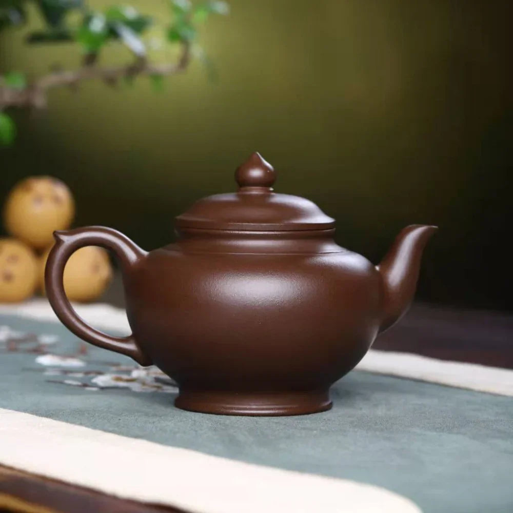 Teko Zisha Yixing Buatan Tangan Sepenuhnya [Xiao Ying Pot] (Zi Ni - 260ml)