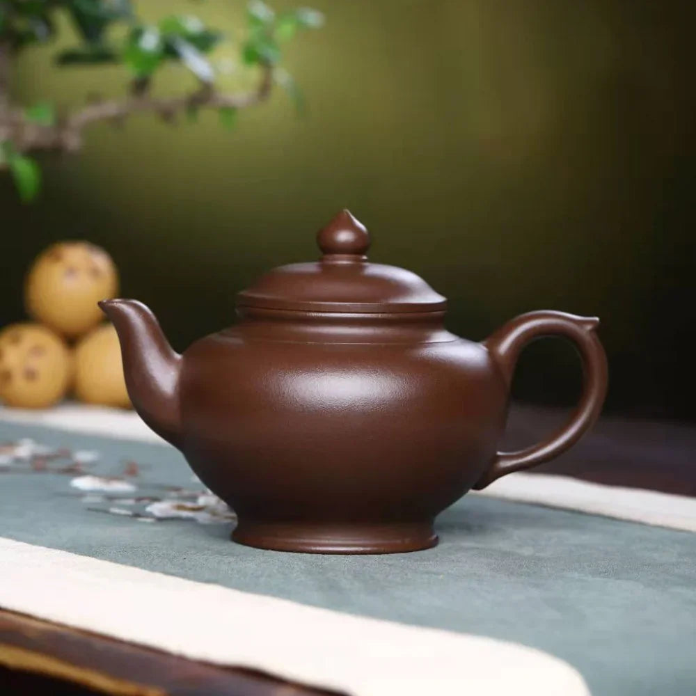 Teko Zisha Yixing Buatan Tangan Sepenuhnya [Xiao Ying Pot] (Zi Ni - 260ml)