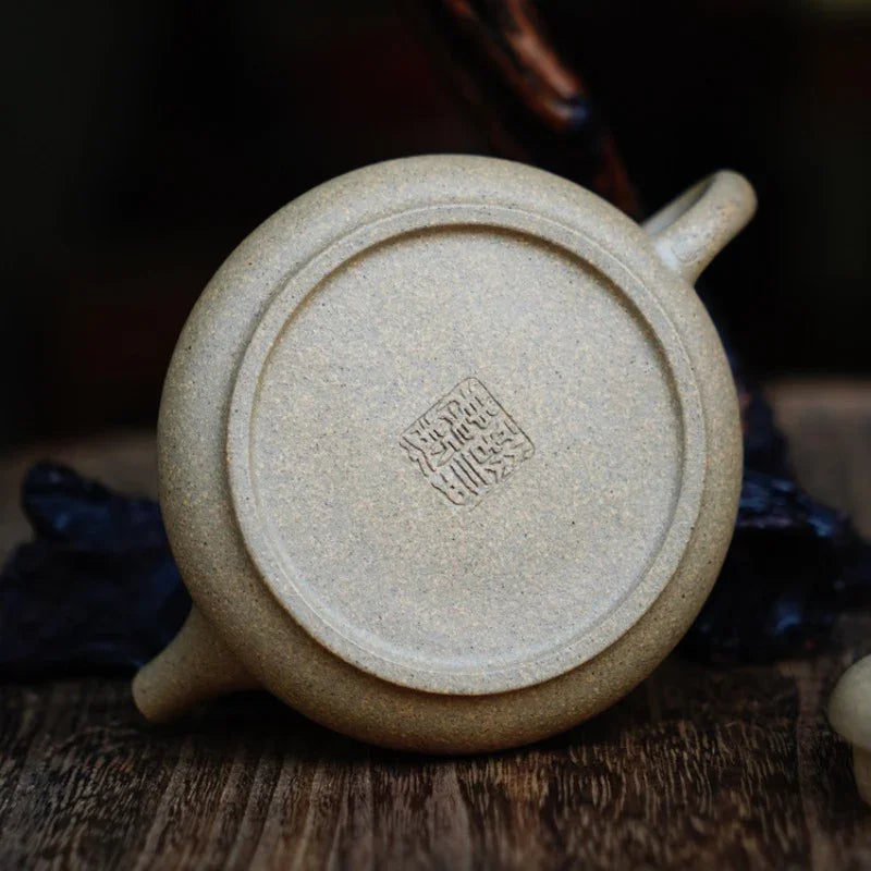 Teko Zisha Yixing Buatan Tangan Sepenuhnya [Xin Piao Pot] (Qing Duan Ni - 180ml)