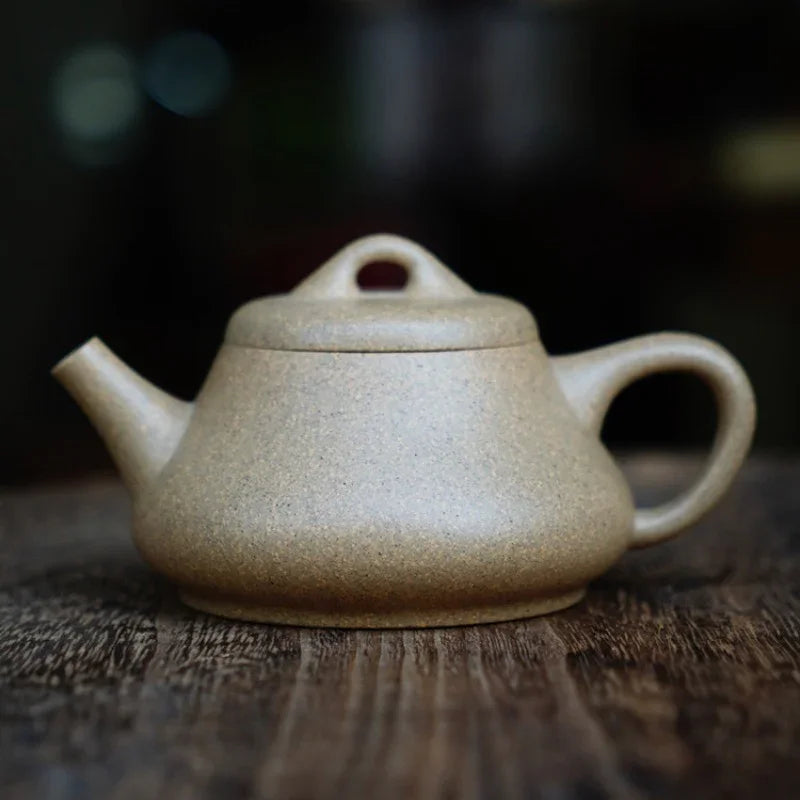 Teko Zisha Yixing Buatan Tangan Sepenuhnya [Xin Piao Pot] (Qing Duan Ni - 180ml)