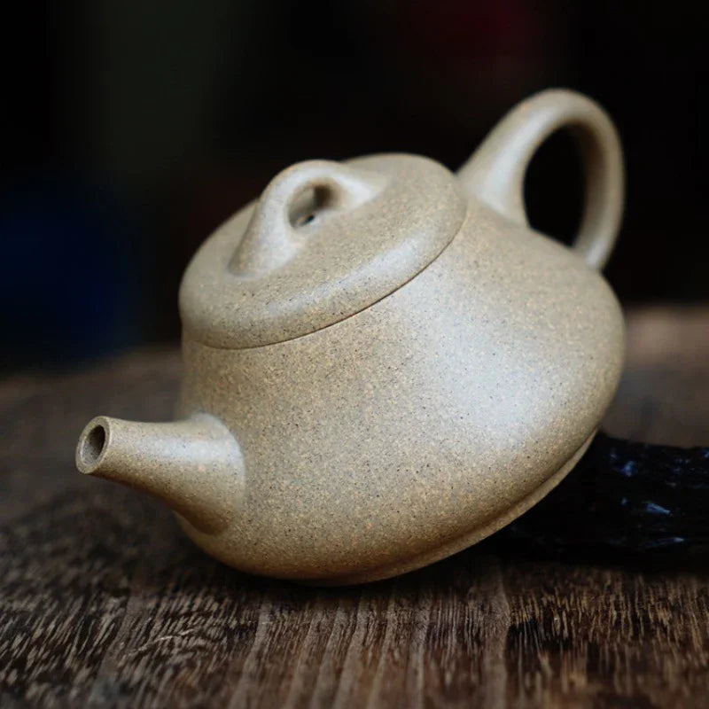 Teko Zisha Yixing Buatan Tangan Sepenuhnya [Xin Piao Pot] (Qing Duan Ni - 180ml)