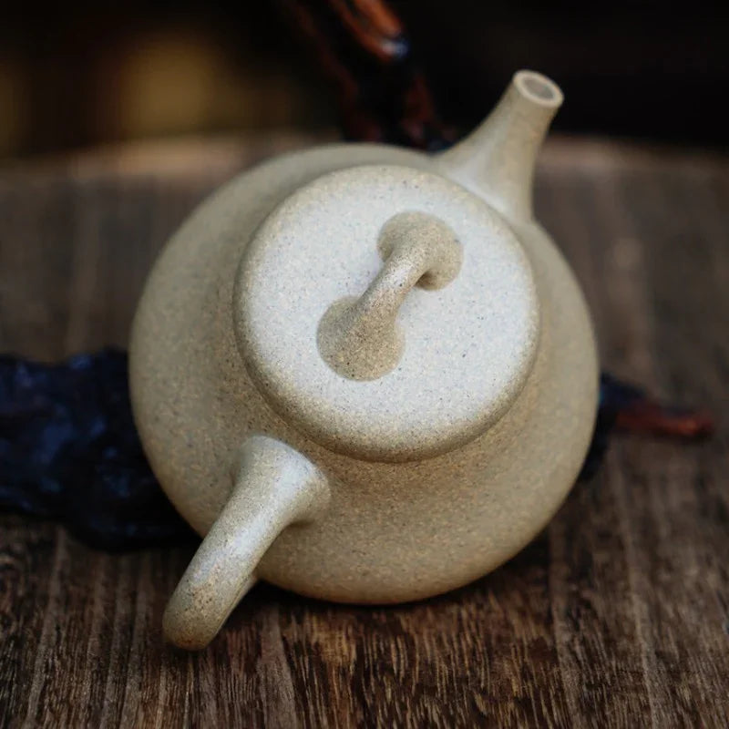 Teko Zisha Yixing Buatan Tangan Sepenuhnya [Xin Piao Pot] (Qing Duan Ni - 180ml)