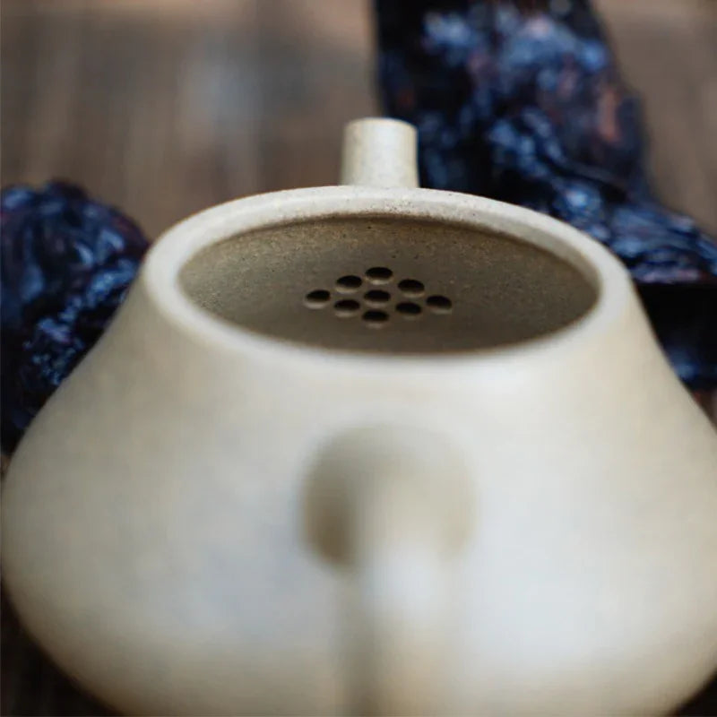 Teko Zisha Yixing Buatan Tangan Sepenuhnya [Xin Piao Pot] (Qing Duan Ni - 180ml)