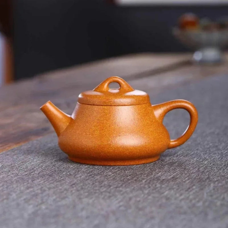 full-handmade-yixing-zisha-teapot-xin-piao-pot-wucai-lao-duan-ni-200ml-yiqin-tea-house-yiqinteahouse-com-3 - YIQIN TEA HOUSE 一沁茶舍 yiqinteahouse.com
