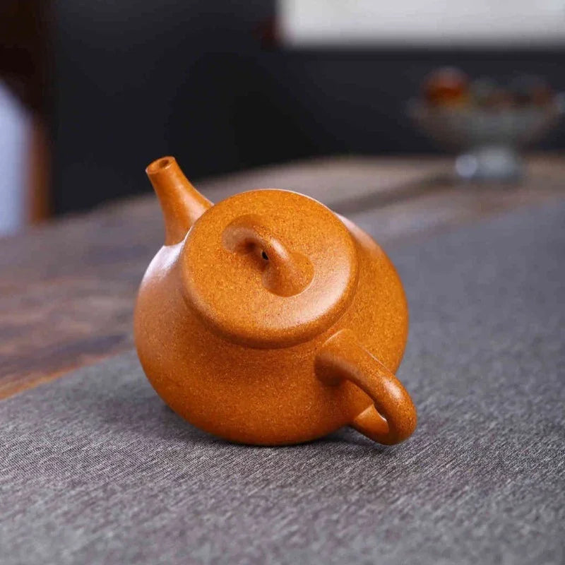 full-handmade-yixing-zisha-teapot-xin-piao-pot-wucai-lao-duan-ni-200ml-yiqin-tea-house-yiqinteahouse-com-8 - YIQIN TEA HOUSE 一沁茶舍 yiqinteahouse.com
