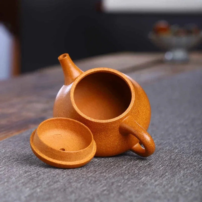 full-handmade-yixing-zisha-teapot-xin-piao-pot-wucai-lao-duan-ni-200ml-yiqin-tea-house-yiqinteahouse-com-9 - YIQIN TEA HOUSE 一沁茶舍 yiqinteahouse.com