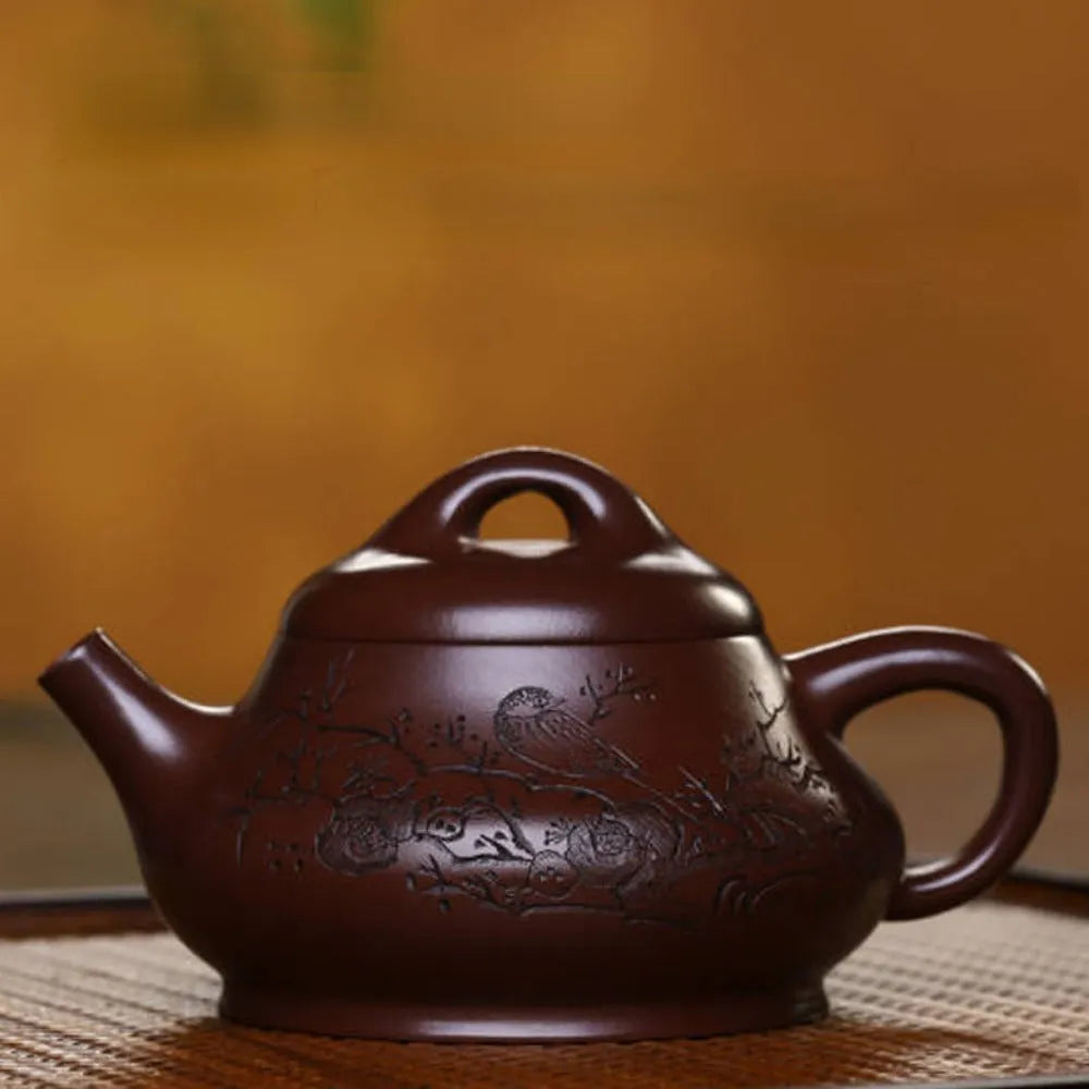 Full Handmade Yixing Zisha Teapot [Xin Piao Pot] (Zi Ni - 190ml) - YIQIN TEA HOUSE | yiqinteahouse.com | <200ml, full handmade zisha teapot, new arrival, teapot, teaware