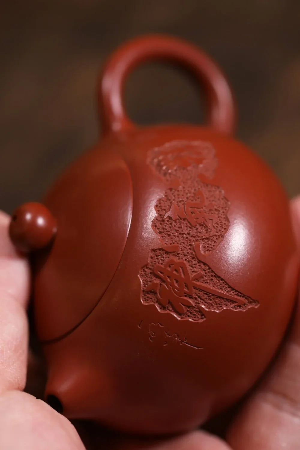 full-handmade-yixing-zisha-teapot-xishi-pot-dahongpao-110150ml-yiqin-tea-house-yiqinteahouse-com-12 - YIQIN TEA HOUSE 一沁茶舍 yiqinteahouse.com