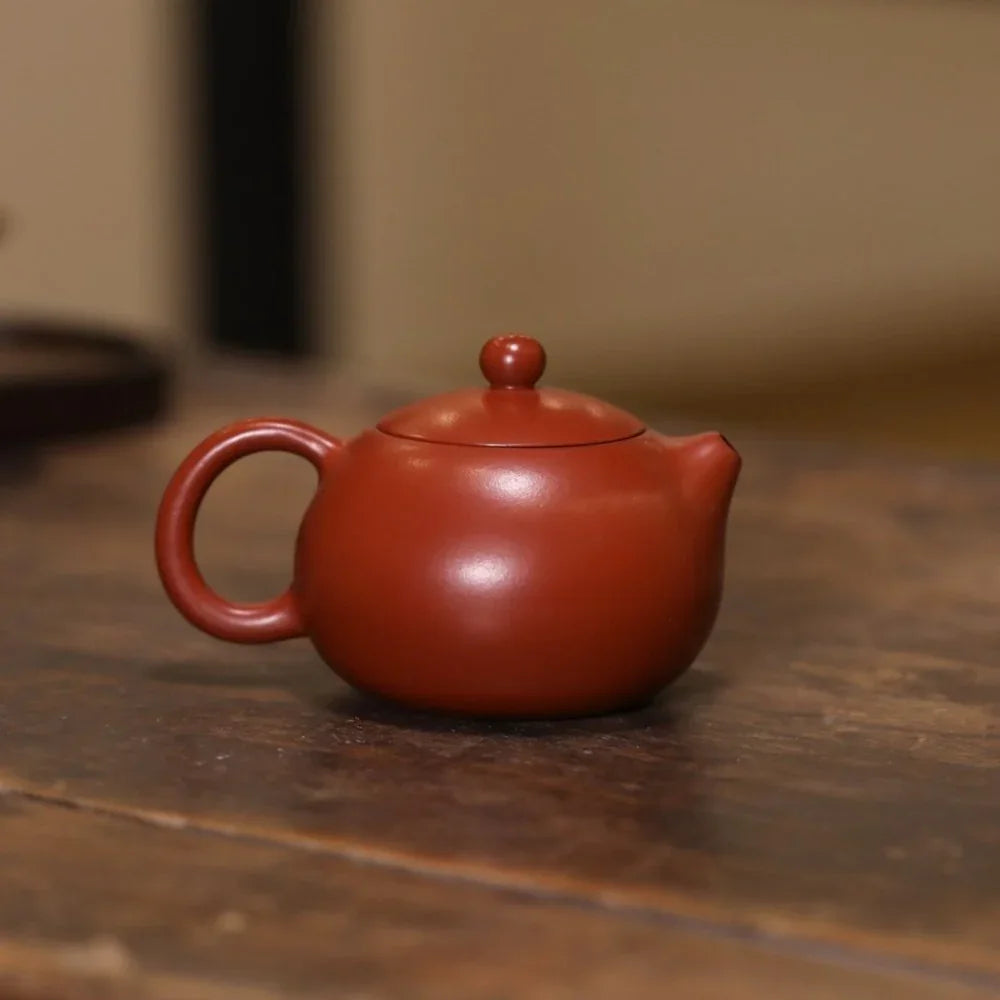full-handmade-yixing-zisha-teapot-xishi-pot-dahongpao-110150ml-yiqin-tea-house-yiqinteahouse-com-2 - YIQIN TEA HOUSE 一沁茶舍 yiqinteahouse.com