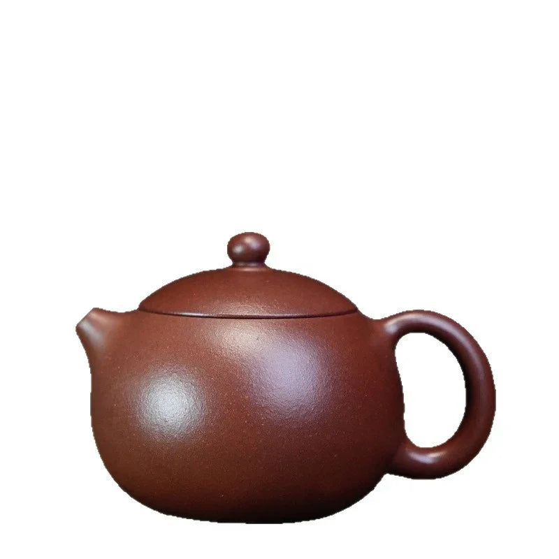 Teko Zisha Yixing Buatan Tangan Sepenuhnya [Xishi Pot] (Di Cao Qing - 130ml)