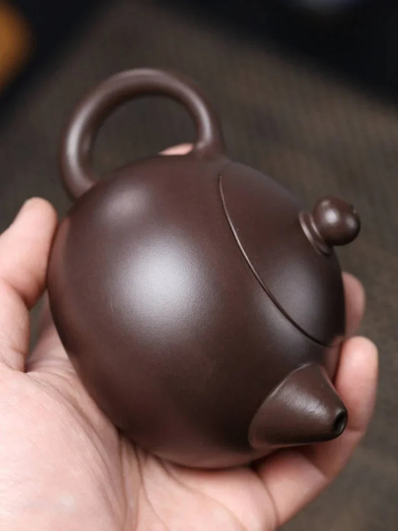 full-handmade-yixing-zisha-teapot-xishi-pot-lao-zi-ni-200ml-yiqin-tea-house-yiqinteahouse-com-12 - YIQIN TEA HOUSE 一沁茶舍 yiqinteahouse.com