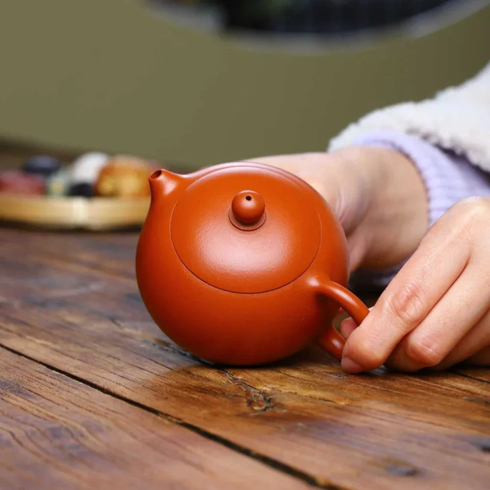 full-handmade-yixing-zisha-teapot-xishi-pot-zhao-zhuang-zhu-ni-170ml-yiqin-tea-house-yiqinteahouse-com-4 - YIQIN TEA HOUSE 一沁茶舍 yiqinteahouse.com