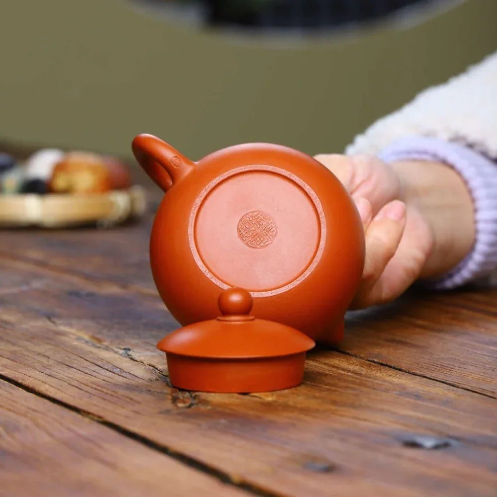 full-handmade-yixing-zisha-teapot-xishi-pot-zhao-zhuang-zhu-ni-170ml-yiqin-tea-house-yiqinteahouse-com-5 - YIQIN TEA HOUSE 一沁茶舍 yiqinteahouse.com