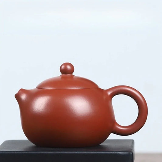 Teko Zisha Yixing Buatan Tangan Sepenuhnya [Xishi Pot] (Zhu Ni - 130ml)