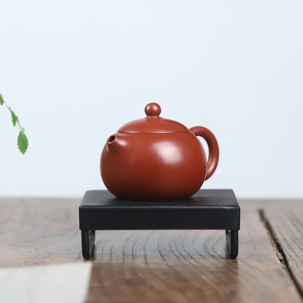 Teiera Yixing Zisha interamente fatta a mano [Xishi Pot] (Zhu Ni - 130ml)