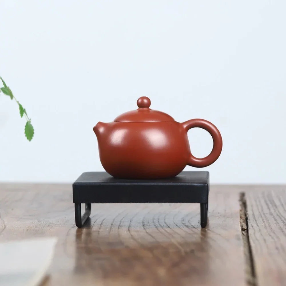 Teiera Yixing Zisha interamente fatta a mano [Xishi Pot] (Zhu Ni - 130ml)