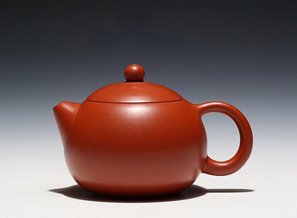 Full Handmade Yixing Zisha Teapot [Xishi Pot] (Zhu Ni - 260ml) - YIQIN TEA HOUSE | yiqinteahouse.com | 200-300ml, full handmade zisha teapot, new arrival, plain smooth, teapot, teaware