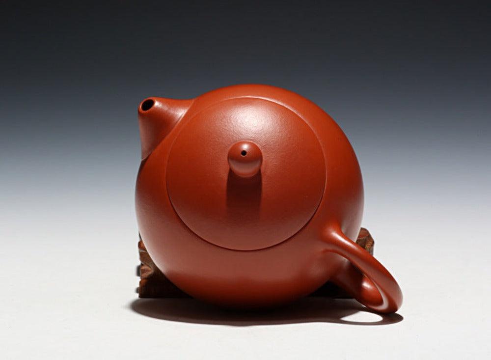 Full Handmade Yixing Zisha Teapot [Xishi Pot] (Zhu Ni - 260ml) - YIQIN TEA HOUSE | yiqinteahouse.com | 200-300ml, full handmade zisha teapot, new arrival, plain smooth, teapot, teaware