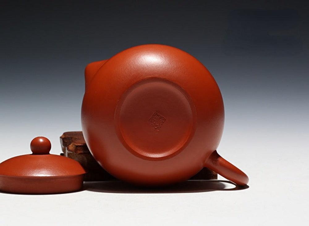 Full Handmade Yixing Zisha Teapot [Xishi Pot] (Zhu Ni - 260ml) - YIQIN TEA HOUSE | yiqinteahouse.com | 200-300ml, full handmade zisha teapot, new arrival, plain smooth, teapot, teaware